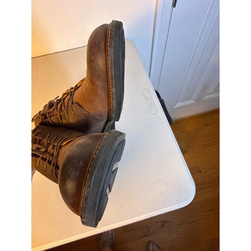 ECCO Mens Turn GTX Chukka Boots Brown Leather Suede Lace Up Ankle Boots Sz 13